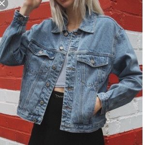 brandy Melville oversized jean jacket
